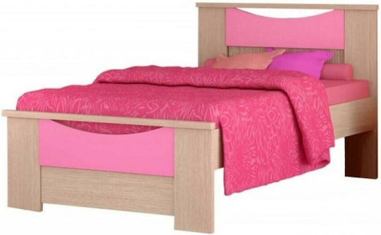 Hamogelo Kids Single Bed Pink for Mattress 90x200cm