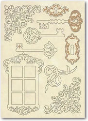 Stamperia Wooden Shape A5 14.8x21cm Window & Co...