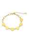 Bag to Bag Women's Chain Bracelet with Heart Design