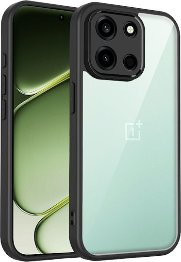 Color Frame Transparent Hard Case Black OnePlus Nord 6 5G