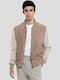Δερμάτινο Μπουφάν Beige