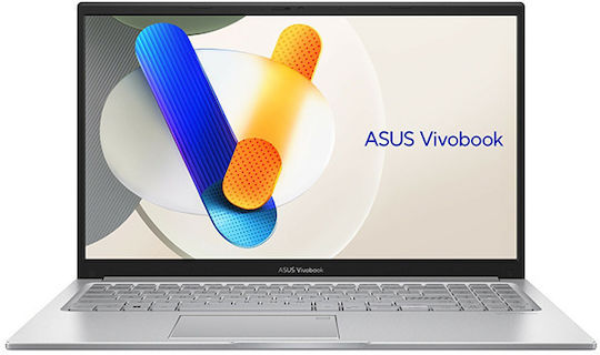 Asus Vivobook 15 X1504VA-BQ4286W 15.6 Zoll Vollständige HD (Kern 5-120U/24GB/512GB SSD/Windows 11 Startseite) Cool Silber (Englisch (US) Tastatursprache)