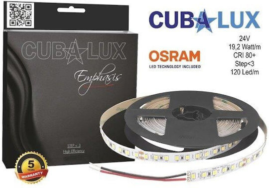Cubalux LED-Streifen 24V Kaltweißes Licht 5m
