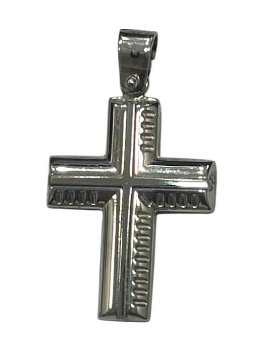 Men's Silver Cross Without Chain