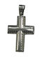 Men's Silver Cross Without Chain