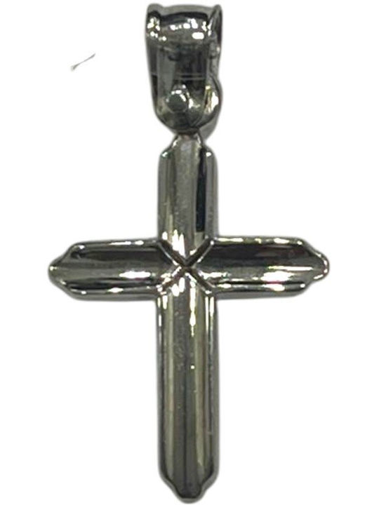 Men's Silver Cross Without Chain