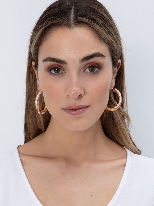 Toi&Moi Orange Earrings