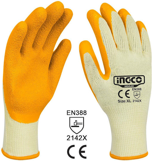 Ingco Waterproof Safety Gloves Latex