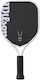 Rachetă Pickleball Wilson Vesper Control Rachetă Pickleball Paletă 17 V1 Neagră