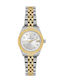 Daniel Klein Womens Watch Battery with Silver Metal Bracelet