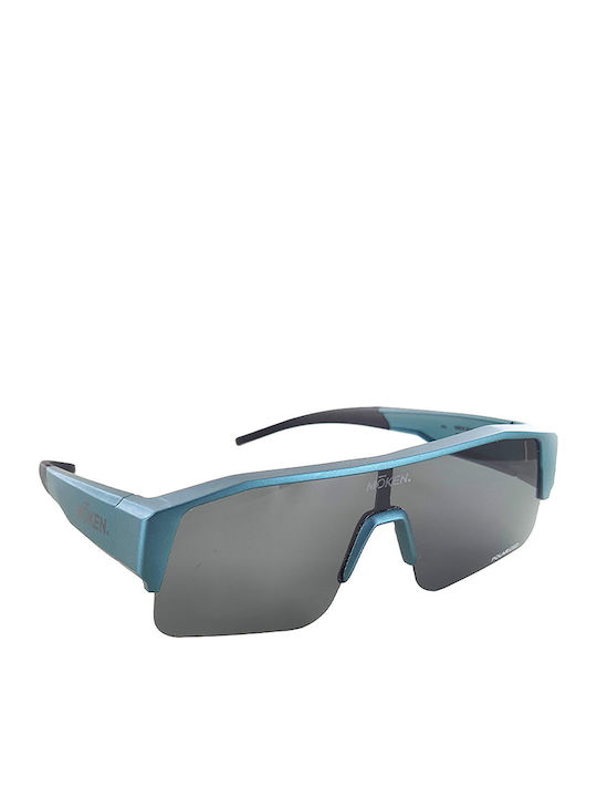 Moken Unisex Sonnenbrillen mit Grünen Rahmen mit Polarisiertem Glas MKNK26 GRÜN-GRAU