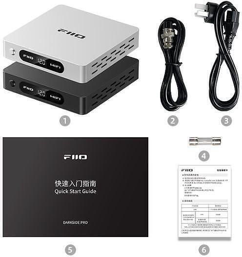 Fiio Darkside Pro Silver – Нискошумно Регулирано Линейно Захранване 75w Торoидален Трансформатор 12v/15v Двоен Изход 3a