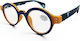 Optosquad Reading Glasses +3.50 In Navy Blue Colour OPT-3026-2
