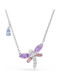 Swarovski Κολιέ με Πέρλες & Ζιργκόν