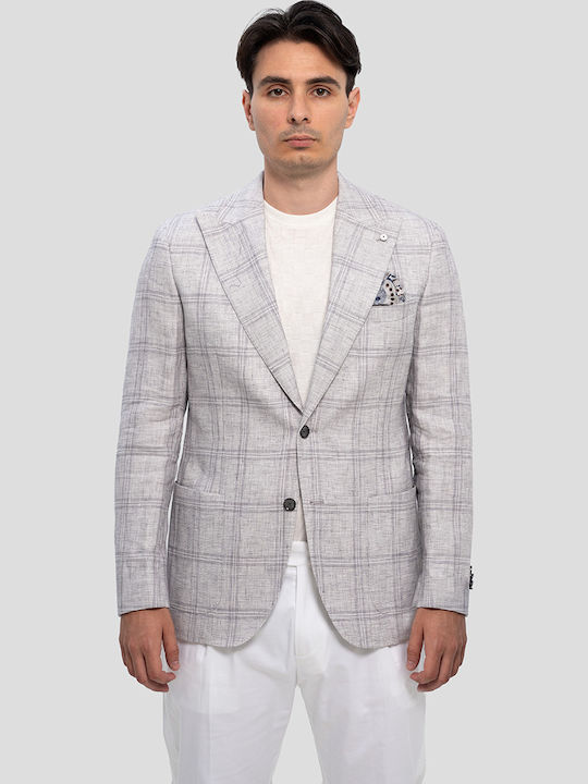 Lubiam Suit In Ανδρικό Κοστούμι Grey
