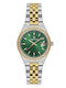 Daniel Klein Womens Battery Watch with Silver Metal Bracelet