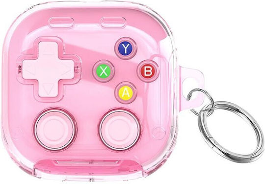Samsung Galaxy Buds4 Buds4 Pro Xdcase Silicone Case Stand Transparent Pink