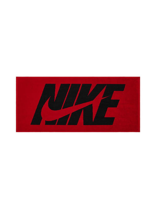 Nike Jacquard Cotton Red Gym Towel 35x80cm Nike Jacquard Cotton Red Gym Towel 35x80cm