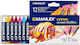 Manley Water-based Wax Crayons Cardboard Box Metallic 12 Colors Set Manley