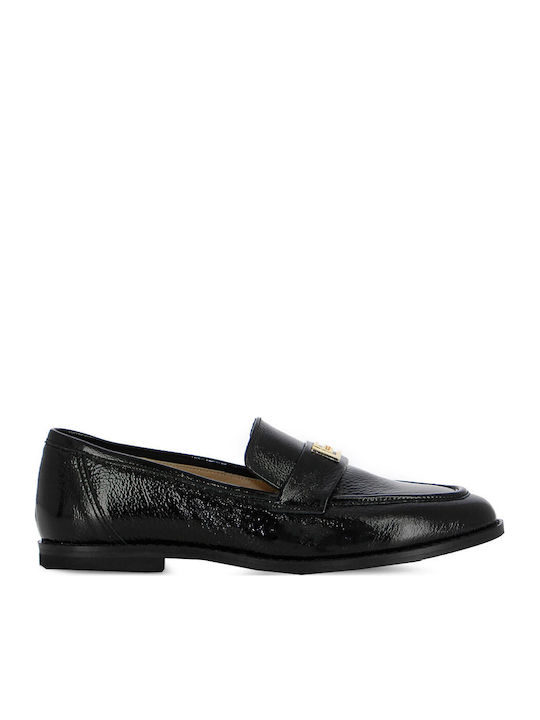 Guy Laroche Leder Damen Mokassins in Schwarz Farbe