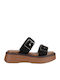 Γυναικεία Σανδάλια Flatforms Μαύρα