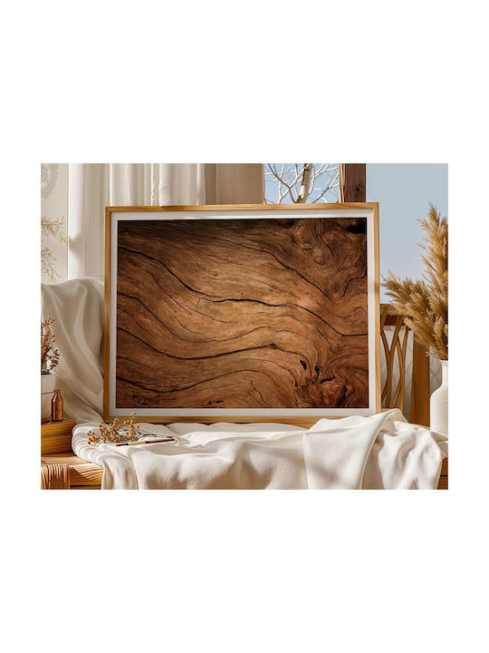 Poster Wooden Surface Pst25105 40cm X 50cm Whit...