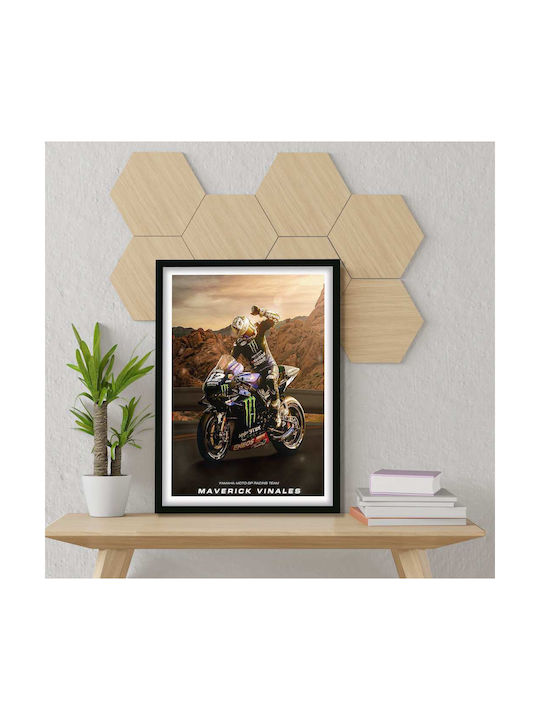 Poster Motogp Maverick Vinales Gp011 40cm X 50c...