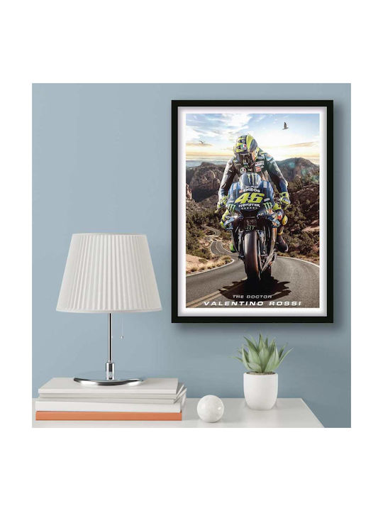 Poster Motogp Valentino Rossi Gp017 40cm X 50cm...