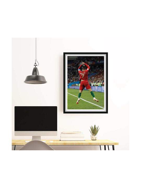 Poster Cristiano Ronaldo Sc040 40cm X 50cm Whit...