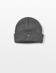 Represent Clo Beanie Unisex Mütze mit Rib Strickart in Grau Farbe