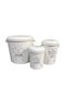 Metal Storage Box with Lid White 3 Pieces