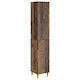 vidaXL Bathroom Floor Column Cabinet L33xW34.5xH90cm Brown