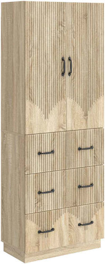 Bücherregale Eiche (2Stücke) 66x34.5x87cm