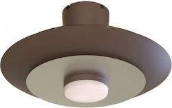 Mantra Kyoto Closed Type (Ceiling Light) 106cm with Brown Light Fixture