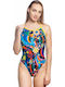 One Piece Swimsuit Floral Multicolour