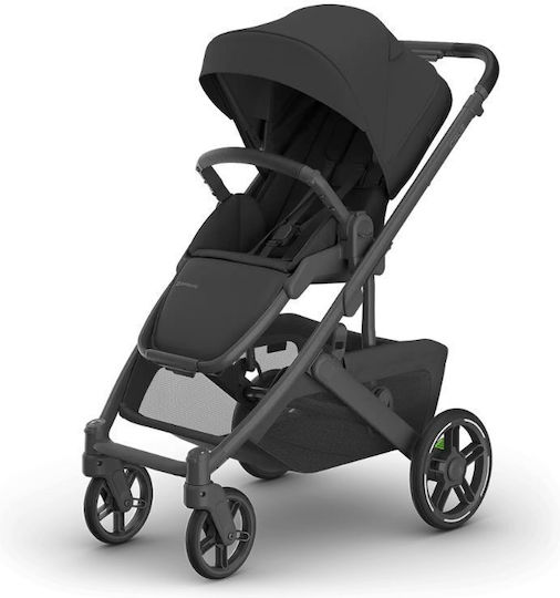UPPAbaby Cruz V3 Ρυθμιζόμενο Καρότσι Μωρού Kατάλληλο για Nεογέννητο Black 12kg