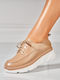 Women's Oxfords in Khaki Colour