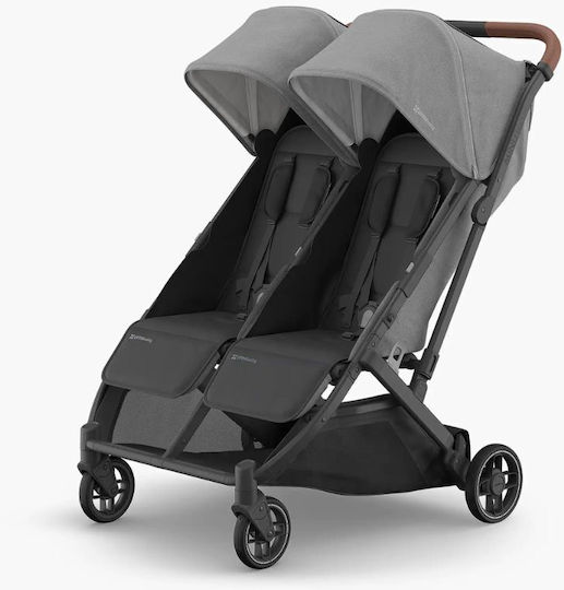 UPPAbaby Minu Duo Double Stroller Suitable for Newborn Charcoal Melange