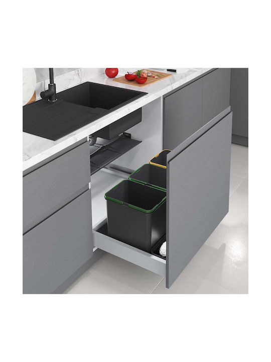 Starax Waste Bin Plastic with Sensor Grey 16lt