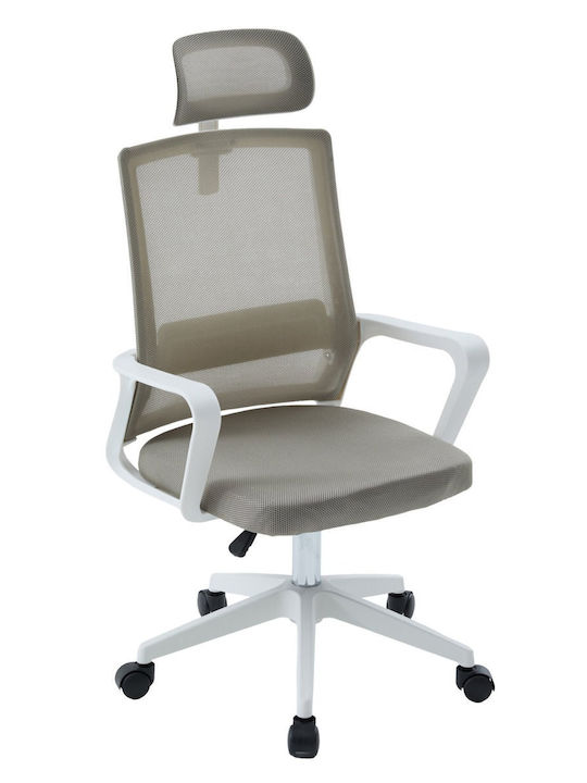 Freebox Office Chair with Adjustable Arms White
