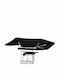 Sideway Sunshade Roller Terrace with LEDs Black x