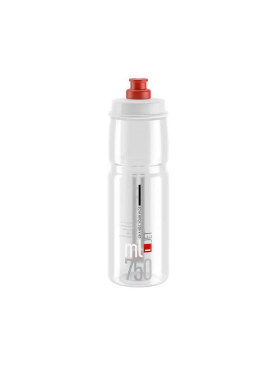 Elite Jet Παγούρι Ποδηλάτου 550ml Διάφανο