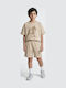 Kids Fabric Shorts/Bermuda Beige