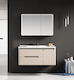 Martin Vanity Unit With Sink & Mirror Cashmere Yellow