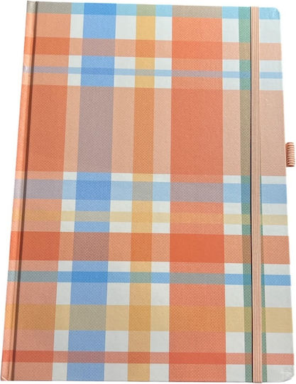 Maxleaf A4 Notebook 80 Sheets Ruled with Pink Pen Case