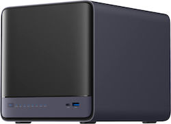 Minisforum N5 Air NAS Tower with 5 Slots for HDD M.2 SSD and 2 Ethernet Ports Minisforum N5 Air NAS Tower with 5 Slots for HDD M.2 SSD and 2 Ethernet Ports