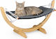 Bakaji Katzenbett Holz Ergonomisches 72x35x10 cm Bis 6 kg