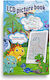 Writing Tablet Book Lcd Transparent Screen 9” Stylus & 20 Sheets 40 Designs Blue Color Choice