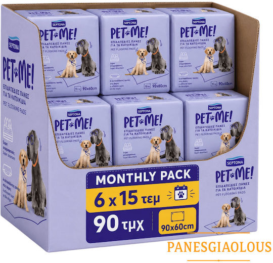 Septona Pet Me Bodenwindeln Hundewindeln 90 Stück