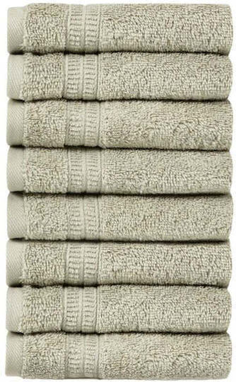 Homelovers Hand Towel 30x30cm Space Grey Weight 500gsm